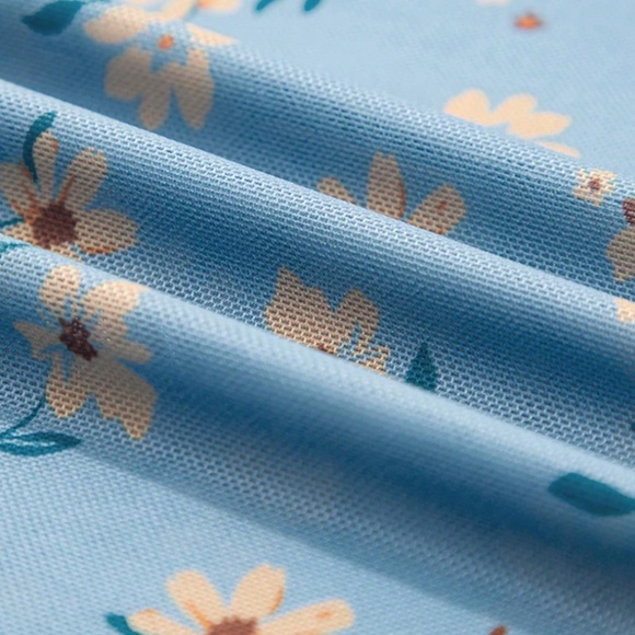 Boho Floral Print Semi Sheer Long sleeve Top - Picture 5 of 5